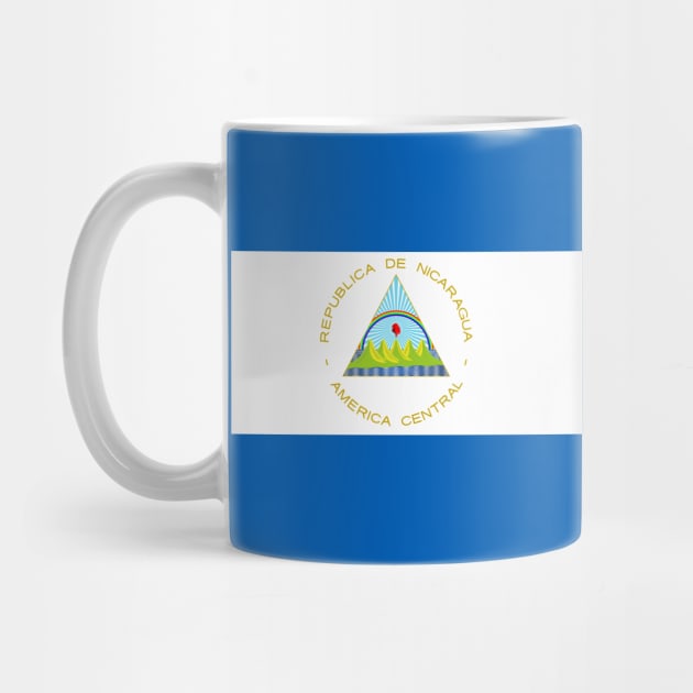 Bandera de Nicaragua - Escudo nicaraguense by verde